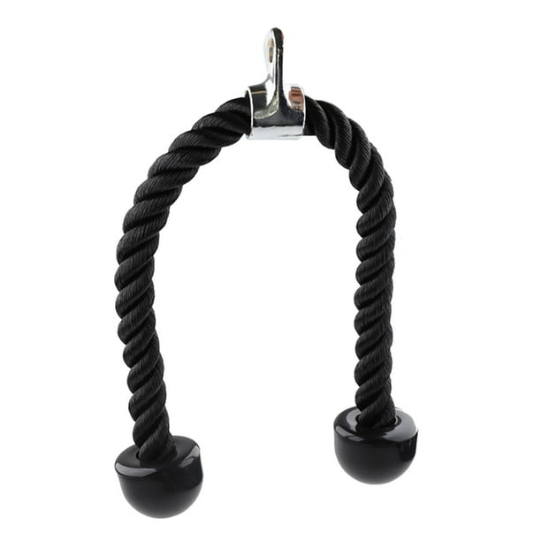 27 '' Cuerda para desplegar tríceps, Cable de polea LAT Accesorio para multigym, Cuerda de de repuesto de , Entrenador de