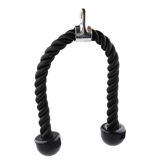 LAT Bicep Tricep Ropes Pull Down Rope Cable Attachment Handle Multigym Accessory