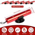 thumbnail image 2 of SUTENGDA 6 Pack Car Safety Hammer Escape Tool Safe Emergency Car Window Breaker Set Portable Cutter Car Glass Breaker Kit Easy to Use One Second Window Breaker for Most Cars, 2 of 10