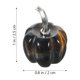 thumbnail image 3 of FELTECHELECTR 7 piezas de calabaza de cristal para el festival de la cosecha, adorno de calabaza de cristal en miniatura., 3 of 5