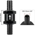 thumbnail image 7 of 1/2" Fuel Check Valve One Way Inline Non Return Diesel Gasoline Black(12mm OD,2PCS), 7 of 7