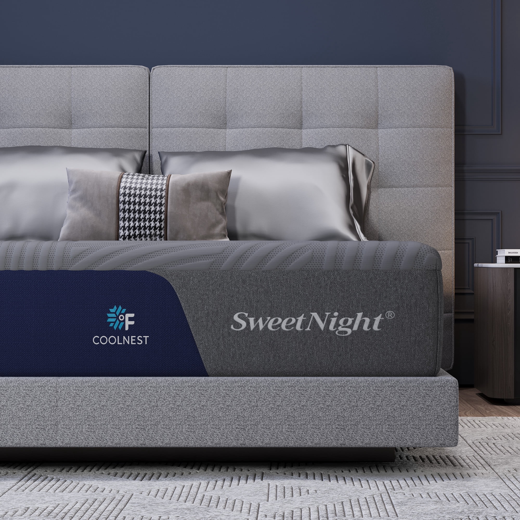 Sweetnight CoolNest Memory Foam Full Size Mattress 12 inch Cooling Mattresses in a Box,Scientific Support,Medium Soft