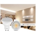 thumbnail image 4 of Bewildely Luz de techo de aluminio Reemplazo desmontable portátil LED Gran angular 90lm 220V 7W Herramienta de luz de foco de protección contra Iluminación y accesorios GU10-30° Blanco cálido Bewildely HA066783-07, 4 of 6