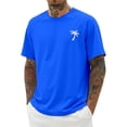 thumbnail image 2 of Men's Graphic T-Shirts Raglan Short Sleeve Crewneck Casual Summer Beach Wear Athletic Tee Shirts, 2 of 5