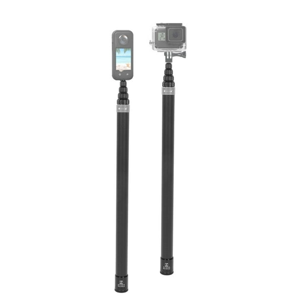 Palo Selfie ANGGREK para Insta360 X3 Fibra de Carbono Liviana Antideslizante Resistente y Duradero