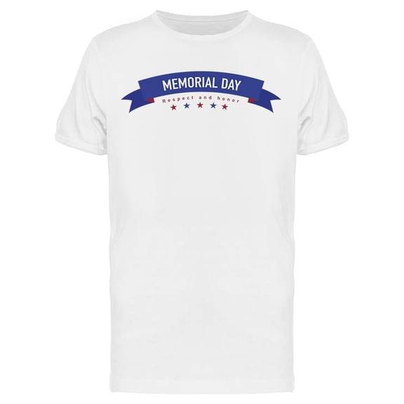 Memorial Day Respect And Honor American Graphic Men's T-shirt