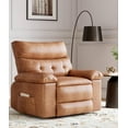 thumbnail image 1 of 27" Oversized Massage Recliner Chair with Vibrating & Heating, PU Leather, 1 of 7