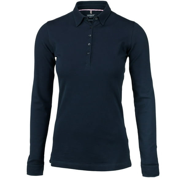 Nimbus Womens Carlington Deluxe Long Sleeve Polo Shirt