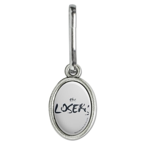 IT: Chapter 2 The Losers Antiqued Oval Charm Clothes Purse Suitcase Backpack Zipper Pull Aid