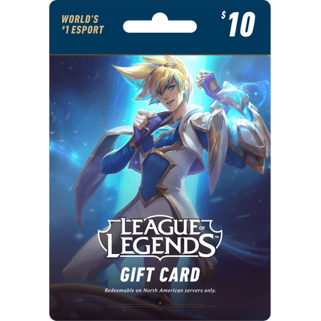 League of Legends Riot Points $10 Gift Card (Best League Of Legends Skins 2019)