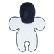 thumbnail image 2 of Soporte asiento para bebé comforter ultrasuave BABY INC  Azul; respaldo; para portabebé, 2 of 4