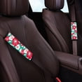 thumbnail image 3 of Chririnla Floral and Leaf Design Seat Belt Shoulder Pad Soft Car Seat Belt Pads Thick Polyester Compatible with SUV Auto, 3 of 8
