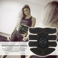 thumbnail image 3 of EstbridgeElectric Stimulator Trainer Fitness Abdominal Training Massager Durable Building Body Hip Workout Machine for Adult, 3 of 5