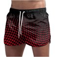 thumbnail image 2 of Swim Trunks Men, Mens and Womens Five-point Quick-drying Drawstring Printing Breathable Sports Surfing Seaside Vacation Beach Trunks Swimming Trunks, 2 of 3