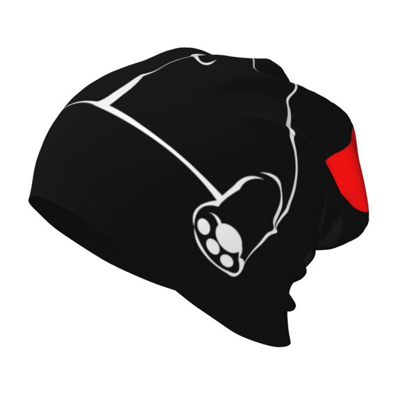 Honeii Animal Bulldog Print Kids Knit Beanie Watch Hat ,Knit Cap for Boys and Girls