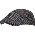 thumbnail image 7 of CoCopeaunts Newsboy Cap Woolen Plaid Mens Beret Ladies Beret Literary Youth Cabbie Hat Ivy Cap Peaked Cap Winter Hat, 7 of 7