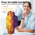 thumbnail image 3 of Jouet de Décompression Casse-Tête à Bascule Presse Doigt Bracelet de Musique à Bulles, 3 of 5