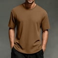 thumbnail image 5 of Gfyviroh Men's Basic Tee Shirts Big and Tall Mens Short Sleeve T Shirts Solid Oversized Crew Neck Tshirts, 5 of 9