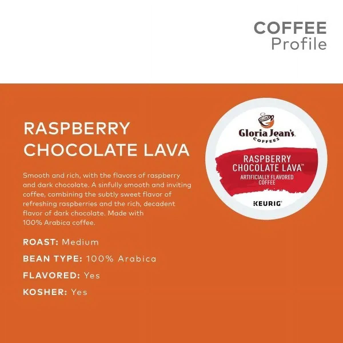 Raspberry Chocolate Lava Coffee, Keurig K-Cup Pod, 72 Count