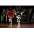 thumbnail image 2 of The Original Martini Glass - Invented at the Knickerbocker Bar and Inspired by Mr. Astor’s Top Hat, 2-Piece Set for Craft Cocktails (Gift Box Collection), 2 of 4