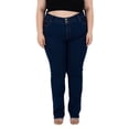 thumbnail image 1 of Pantalón Recto Britos Jeans Mujer Azul Curvy 501660, 1 of 5