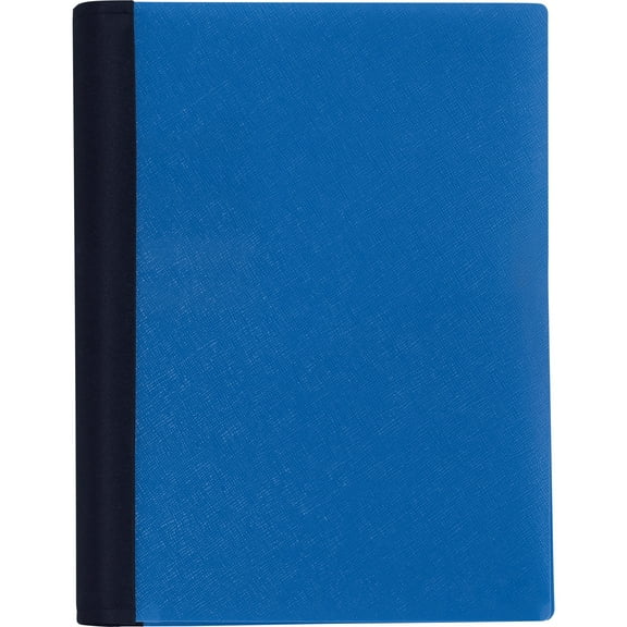 Office Depot® Brand Stellar Notebook With Spine Cover, 6" x 9-1/2", 3 Subject, College Ruled, 120 Sheets, Blue