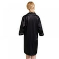 thumbnail image 5 of Women's Satin Nightgown 3/4 Sleeve Nightshirt Button Down Sleepshirt Silk Sleepwear Pajama Top, 5 of 7