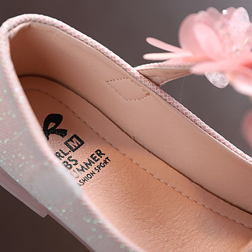 Baozhu Toddler Little Girls Wedding 3D Flower Mary Jane Shoes Ballet Dress Shoes - image 5 of 10