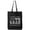 Black, variant on I'm Not A Hero Cotton Canvas Tote Bag