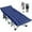 Blue, variant on Slsy Folding Camping Cots with 2 Sided Mattress, Carry Bag,75"*28" Sturdy Portable Sleeping Cot, Tent Cot, Supports up to 880 lbs