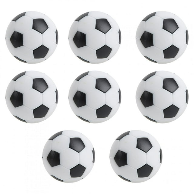 Tabletop Soccer Balls, Table Soccer 8Pcs Table Soccer Foosballs Replacement Balls Table Football Balls For Football Table Game Accessory