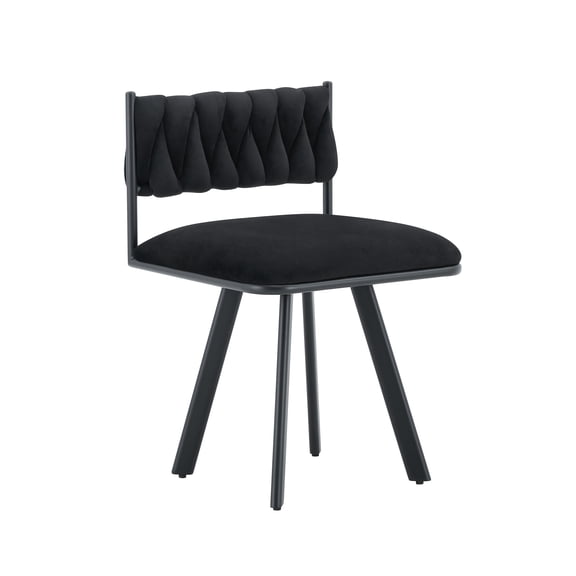 Miekor Furniture SN-C-RPMD4IN1-BK Dining Chairs Set of 4 No.1398