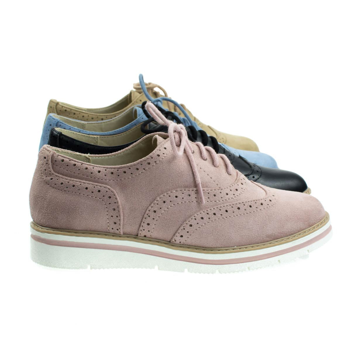 platform wingtip oxford women's