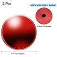 thumbnail image 2 of Uxcell 2 Pcs Boule de Vision 4 Pouces 100mm Boule Creuse Polie, Boule Miroir en Acier Inoxydable, Rouge, 2 of 4