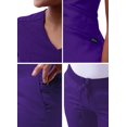 thumbnail image 5 of Adar Pro Core Classic  Scrub Set For Women - Tailored V-Neck Scrub Top & Tailored Yoga Scrub Pants, 5 of 7