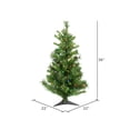 thumbnail image 3 of Vickerman 3' Cheyenne Pine Artificial Christmas Tree with 100 Multi-Colored LED Lights, 3 of 8
