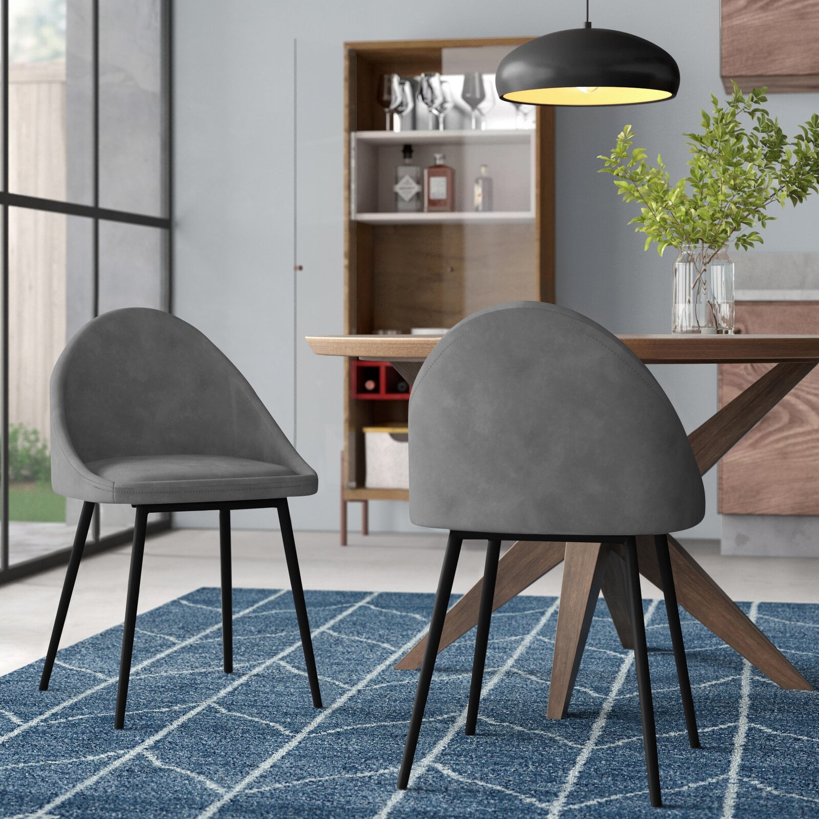 Galvan upholstered dining chair deals