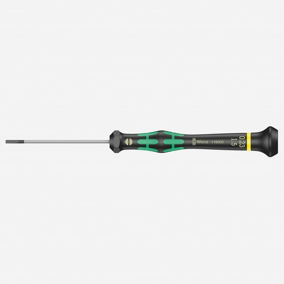 Wera 118003 1.5 x 60mm Kraftform Micro Slotted Precision Screwdriver