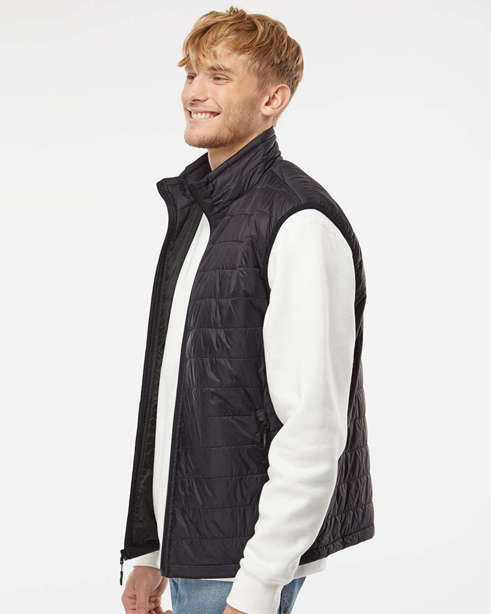 Independent Trading Co. Puffer Vest EXP120PFV Black 3XL Independent Trading Co. Puffer Vest EXP120PFV Black 3XL