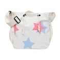 thumbnail image 2 of Bolso de hombro de gran capacidad para mujer en nailon duradero para uso diario. beige, 2 of 9