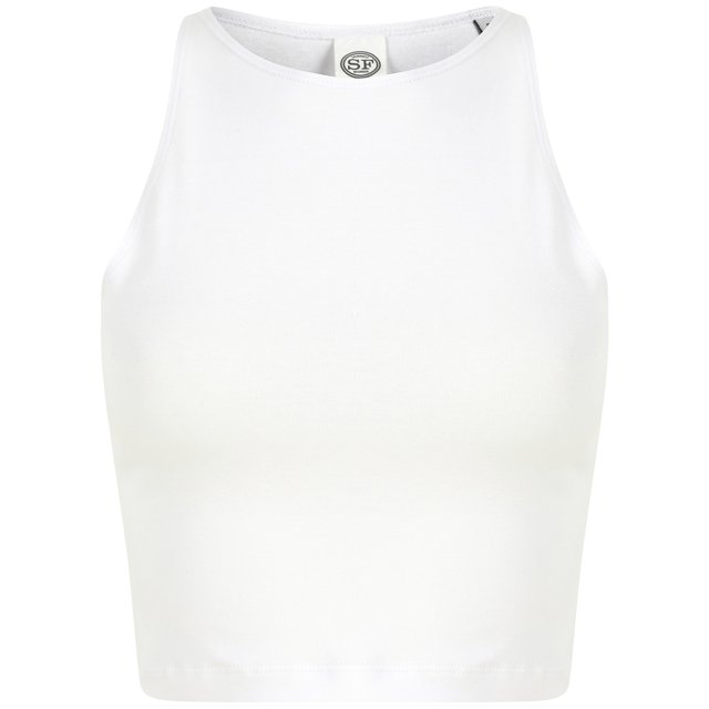 SF - Top Crop para Mujer (Blanco)