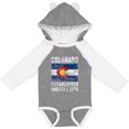thumbnail image 3 of Inktastic Established August 1, 1876 Colorado Flag Boys or Girls Long Sleeve Baby Bodysuit, 3 of 5