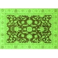thumbnail image 1 of Ahgly Company Indoor Rectangle Oriental Green Traditional Area Rugs, 7' x 10', 1 of 4