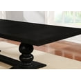thumbnail image 5 of Phelps 123-inch Extension Leaf Dining Table Distressed Noir, 5 of 7