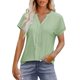 thumbnail image 2 of mfyjkho Tops Para Salir Para Mujer, Blusa Holgada De Manga Corta Con Lentejuelas Y Cuello En V Para Mujer Tops Para Hacer Ejercicio Para Mujer Xxl, 2 of 8