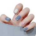 thumbnail image 3 of Parche de manicura corto a la moda de False Nails HUOGUO Pure Color, 3 of 3