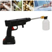 Cordless Pressure Washer, 21V 600W 350PSI Electric Power Washer with 6-in-1 Nozzles Portable 29.5FT Water Pipe Power Cleaner for Patio Cleaning Car Washing