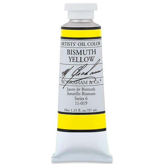 M. Graham Artists' Oil Color - Bismuth Yellow, 37 ml tube