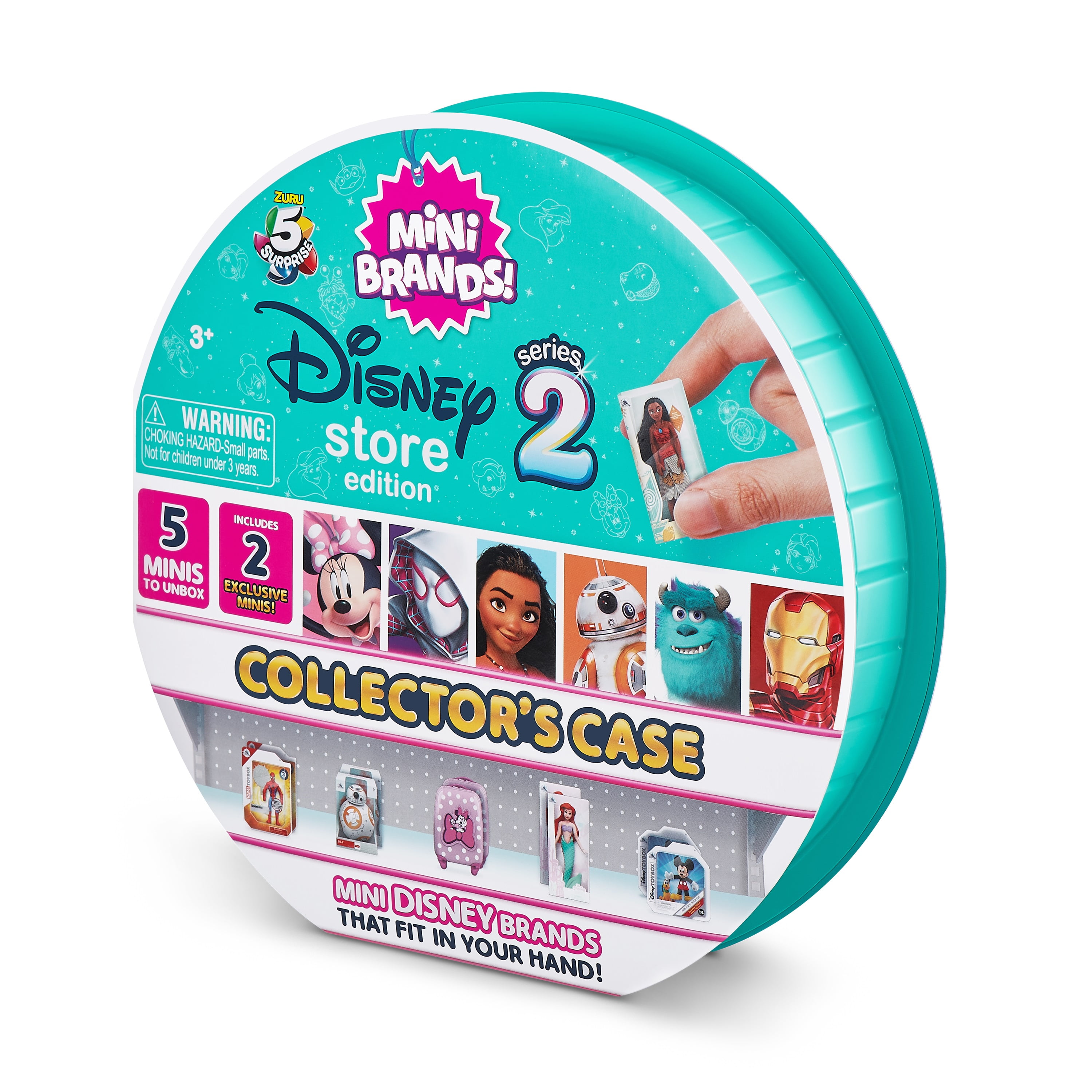 5 Surprise Mini Brands Disney Store Series 2 Collector's Case by ZURU  Novelty & Gag Toy