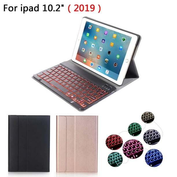 For Ipad 10 2 Inch 2019 Tablet Colorful Backlight Bluetooth